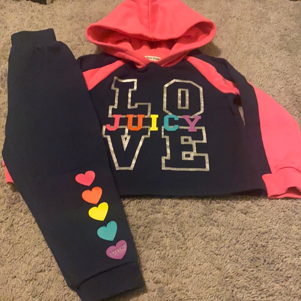 JUICY COUTURE SWEAT SUIT FOR GIRLS SZ3T